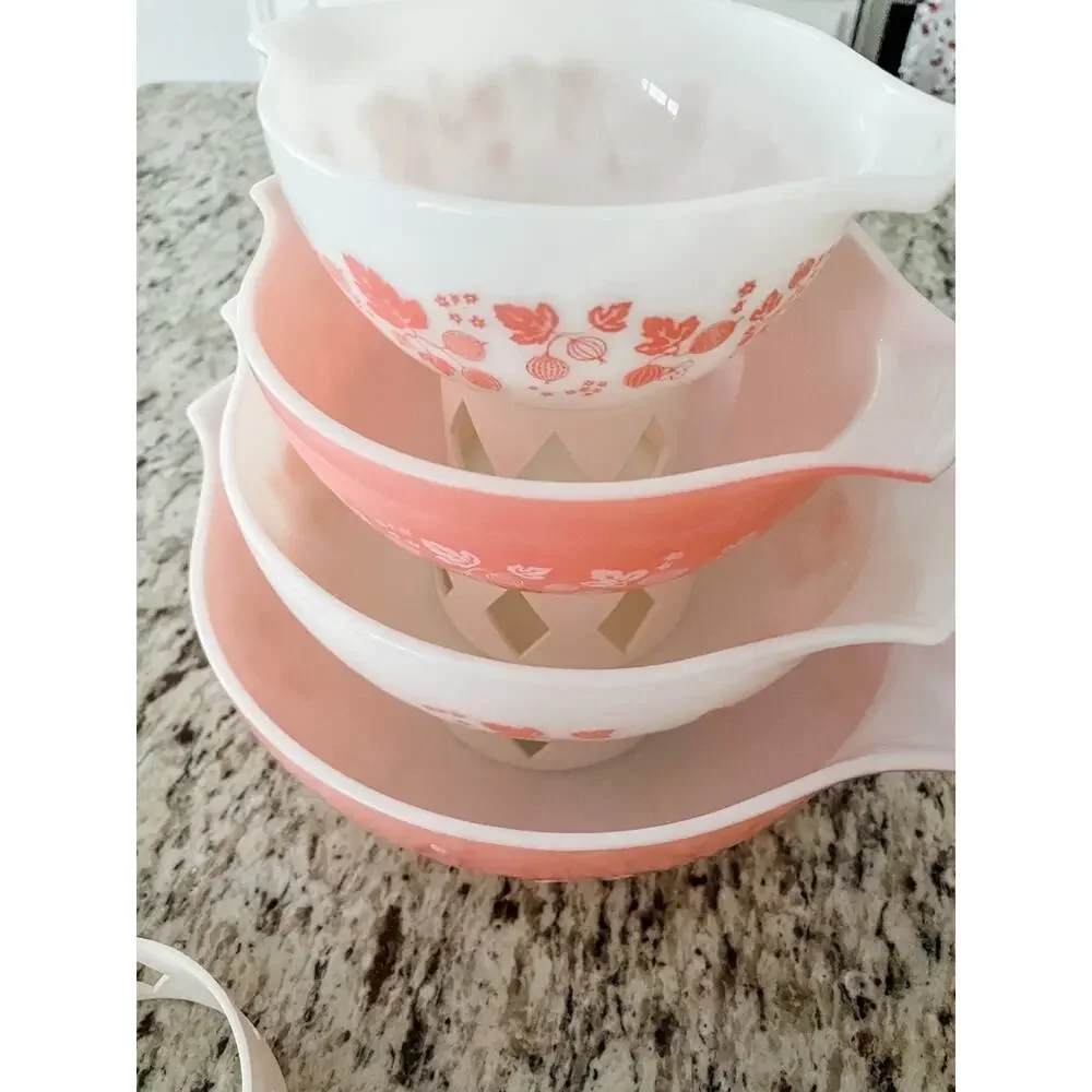 Set of 3 Pyrex Bowl Stands - Stands only